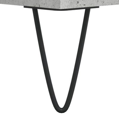 vidaXL Nočný stolík betónovo sivý 40x40x66 cm kompozitné drevo
