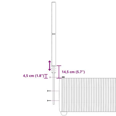 vidaXL Posteľný rám boxsping s matracom bledosivý 90x200 cm zamat