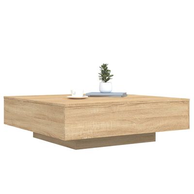 vidaXL Konferenčný stolík dub sonoma 100x100x31 cm kompozitné drevo