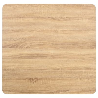 vidaXL Bistro stolík svetlohnedý 80x80 cm MDF