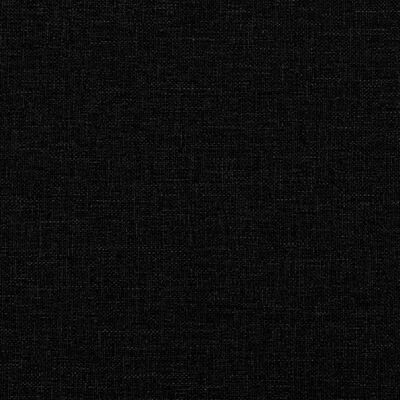 vidaXL Posteľný rám s čelom čierny 140x200 cm látka
