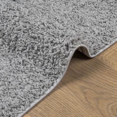 vidaXL Shaggy koberec PAMPLONA, vysoký vlas, moderný, sivý 160x230 cm