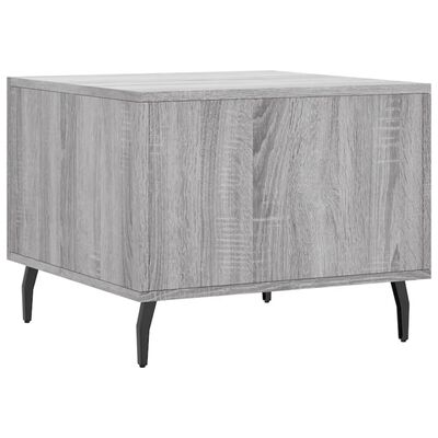 vidaXL Konferenčný stolík sivý dub sonoma 50x50x40cm spracované drevo