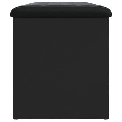 vidaXL Úložná lavička čierna 82x42x45 cm kompozitné drevo