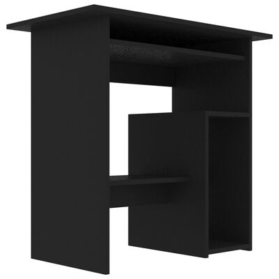vidaXL Písací stôl, čierny 80x45x74 cm, kompozitné drevo