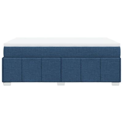 vidaXL Boxspring posteľ s matracom modrá 120x200 cm látka