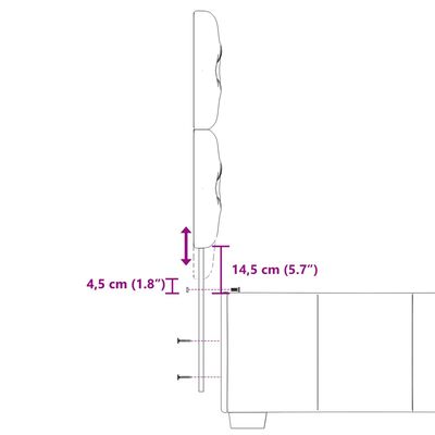 vidaXL Posteľný rám boxsping s matracom bledosivý 90x200 cm látka