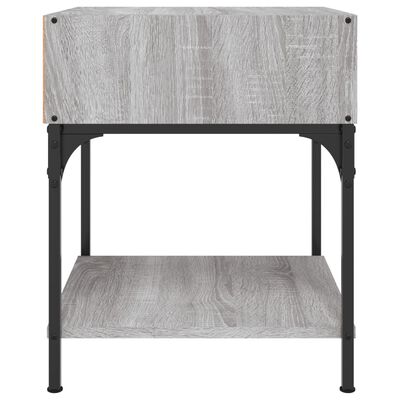 vidaXL Nočné stolíky 2 ks sivý dub sonoma 40x41x50 cm kompozitné drevo