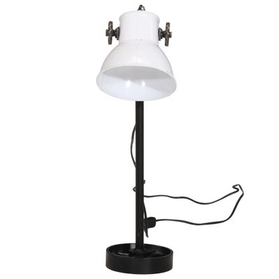 vidaXL Stolová lampa 25 W biela 15x15x55 cm E27