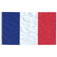 vidaXL Vlajka Francúzsko 90x150 cm