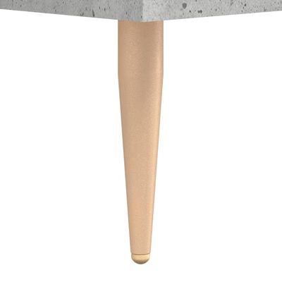 vidaXL Vysoká skrinka betónová sivá 69,5x34x180 cm spracované drevo