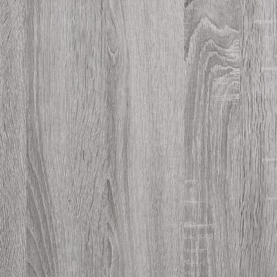 vidaXL Knižnica 4-poschodová sivá sonoma 60x30x120 cm kompozitné drevo