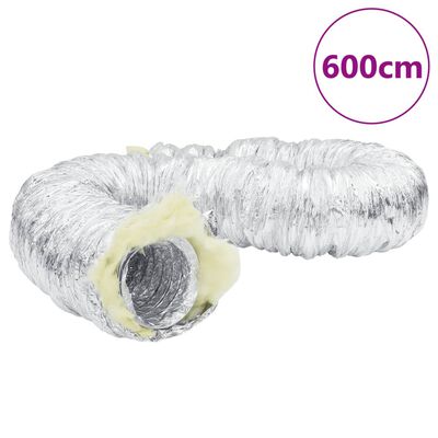 vidaXL Ventilačné potrubie izolované hliníkové 6 m Ø10 cm