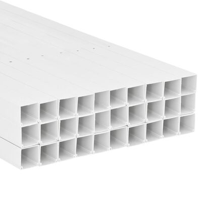 vidaXL Káblový rozvod 100x40 mm 30 m PVC