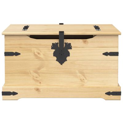 vidaXL Úložný box Corona 78x78x45 cm borovicový masív