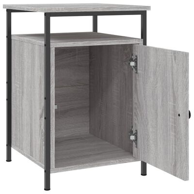 vidaXL Nočné stolíky 2 ks sivé sonoma 40x42x60 cm kompozitné drevo