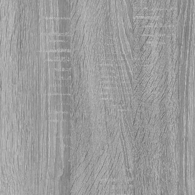 vidaXL Komoda sivá sonoma 91x29,5x65 cm spracované drevo