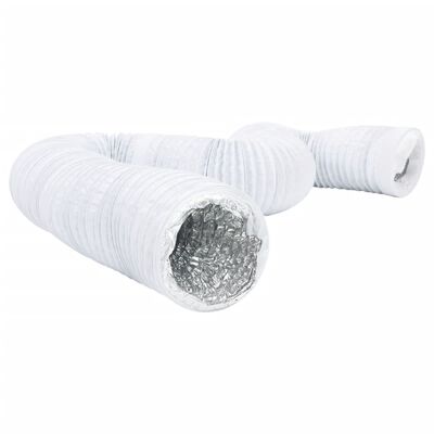 vidaXL Ventilačné potrubie hliník a PVC 6 m Ø10 cm