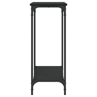 vidaXL Konzolový stolík čierny 101x30,5x75 cm kompozitné drevo