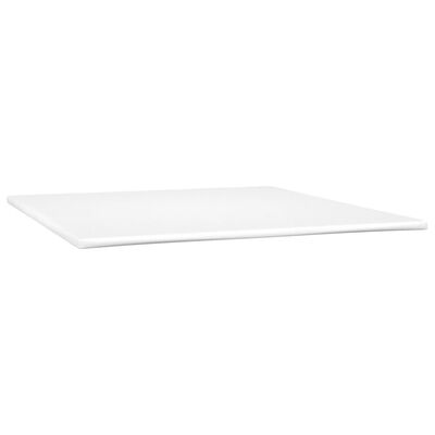 vidaXL Posteľný rám boxspring s matracom krémový 180x200 cm látka