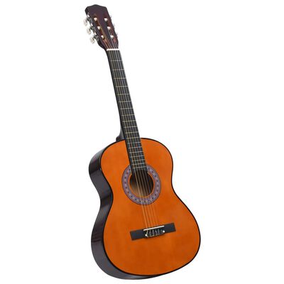 vidaXL 8-dielna klasická gitarová sada pre začiatočníkov 3/4 36"