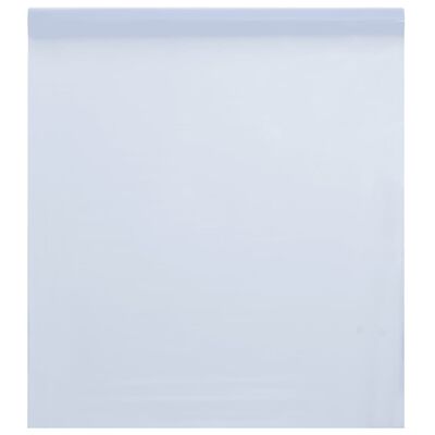 vidaXL Okenné fólie 3 ks statické matné transparentné biele PVC