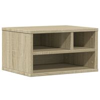 vidaXL Stojan na tlačiareň dub sonoma 40x32x22,5 cm kompozitné drevo