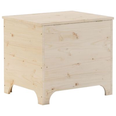 vidaXL Úložný box s vekom RANA 60x49x54 cm borovicový masív