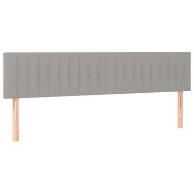 vidaXL Boxspring posteľ s matracom svetlosivá 100x200 cm látka