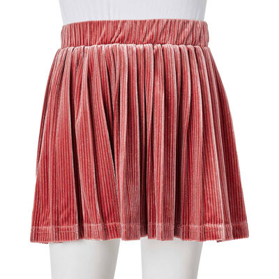 Detská plisovaná sukňa stredne tmavý odtieň ružovej 92