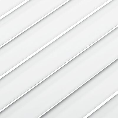 vidaXL Lamelové dvierka na skrinku, biele 39,5x39,4 cm, borovica