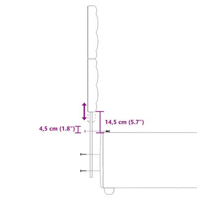 vidaXL Posteľný rám boxsping s matracom bledosivý 90x200 cm látka