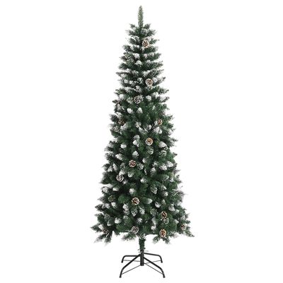 vidaXL Umelý vianočný stromček s podstavcom zelený 240 cm PVC