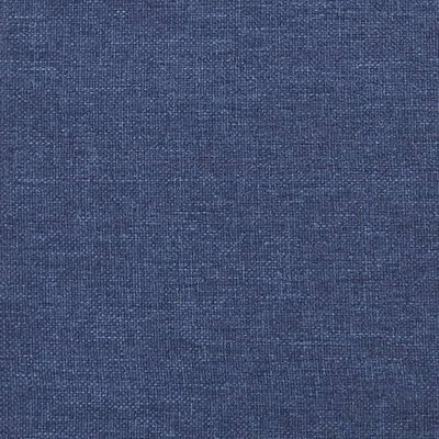 vidaXL Čelo postele modré 90 x 7 x 78/88 cm látka