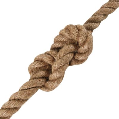 vidaXL Jutové lano 50 m dlhé 24 mm hrubé