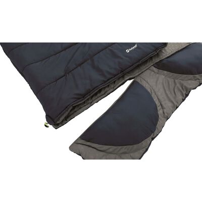 Outwell Spací vak Contour Lux hlboká modrá pravý zips