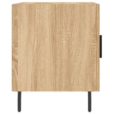 vidaXL Nočné stolíky 2 ks dub sonoma 40x40x50 cm kompozitné drevo