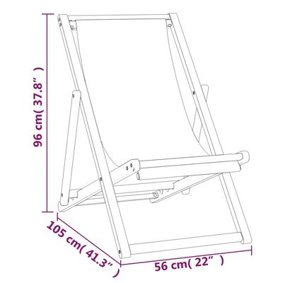 vidaXL Kreslo na terasu, tíkové drevo 56x105x96 cm, krémové