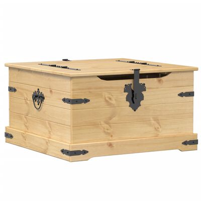 vidaXL Úložný box Corona 78x78x45 cm borovicový masív