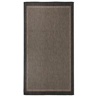 vidaXL Vonkajší koberec s plochým tkaním 80x150 cm tmavohnedý