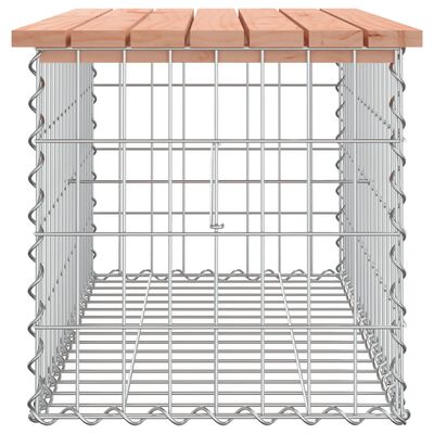 vidaXL Záhradná lavica gabiónový dizajn 83x44x42 cm masívny douglas