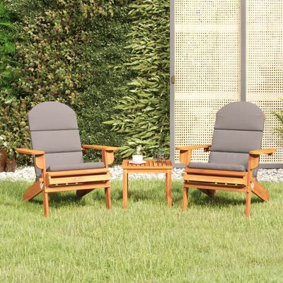 vidaXL 3-dielna záhradná sedacia súprava Adirondack akáciový masív