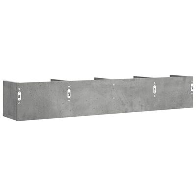 vidaXL Nástenná skrinka betónovo sivá 99x18x16,5 cm kompozitné drevo