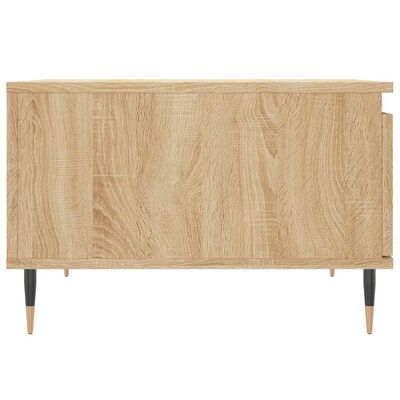 vidaXL Konferenčný stolík dub sonoma 55x55x36,5 cm spracované drevo