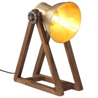 vidaXL Stolová lampa 25 W starožitná mosadzná 30x17x40 cm E27