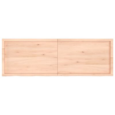 vidaXL Stolová doska 180x60x(2-4) cm neošetrený dubový masív