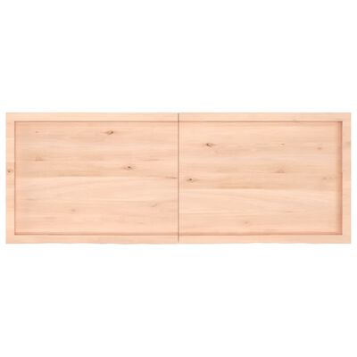 vidaXL Stolová doska 160x60x(2-4) cm neošetrený dubový masív