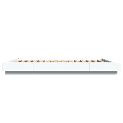 vidaXL Posteľný rám biely 1b20x200 cm kompozitné drevo