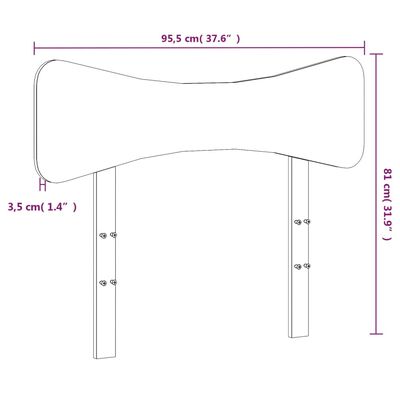 vidaXL Čelo postele biele 90 cm masívna borovica