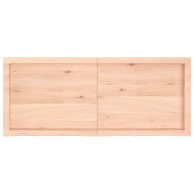 vidaXL Stolová doska 120x50x(2-4) cm neošetrený dubový masív